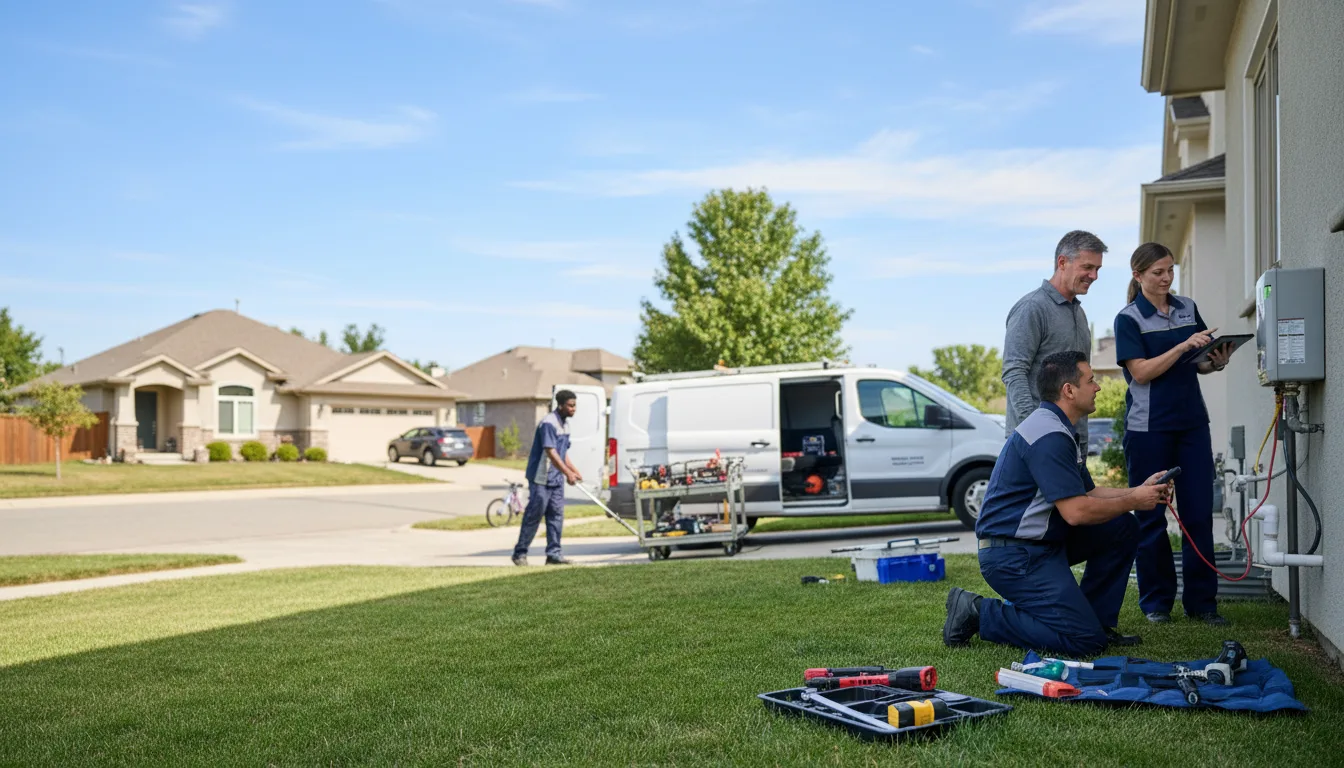 Tankless water heater service in Raymond, IA